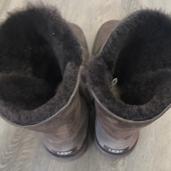 Chocolate brown, UGG, Bailey button boots - Picture 2 of 5